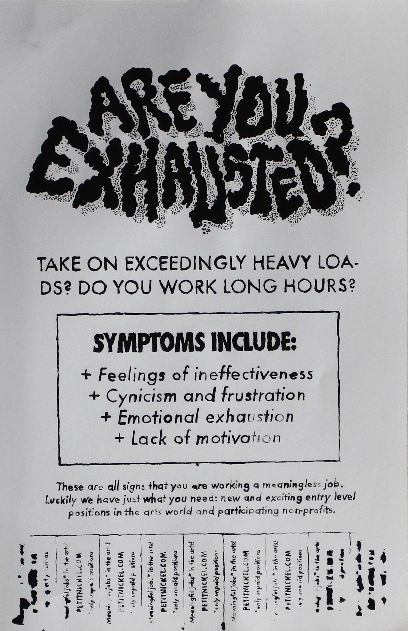 Are you exhausted? 1